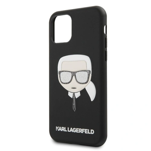 Kup Karl Lagerfeld KLHCN65GLBK iPhone 11 Pro Max czarny/black Iconik Embossed & Glitter - KLD170BLK - {ean13} - Sklep Home Screen
