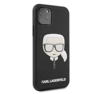 Buy Karl Lagerfeld KLHCN65GLBK iPhone 11 Pro Max black Iconik Embossed & Glitter - KLD170BLK - {ean13} - Home Screen Store Europe
