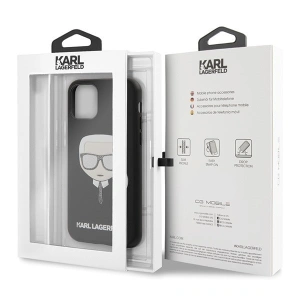Buy Karl Lagerfeld KLHCN65GLBK iPhone 11 Pro Max black Iconik Embossed & Glitter - KLD170BLK - {ean13} - Home Screen Store Europe