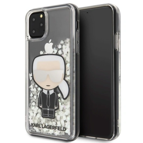 Kup Karl Lagerfeld KLHCN65GLGIRKL iPhone 11 Pro Max Hartschalenetui Iconik Glitter Glow in the dark - KLD171 - {ean13} - Sklep Home Screen