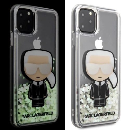 Kup Karl Lagerfeld KLHCN65GLGIRKL iPhone 11 Pro Max Hartschalenetui Iconik Glitter Glow in the dark - KLD171 - {ean13} - Sklep Home Screen
