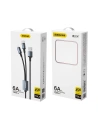 Kup Kábel Dudao 2w1 USB-A - USB-C / Lightning 6A fekete (TGL2) - DDA196 - {ean13} - Sklep Home Screen