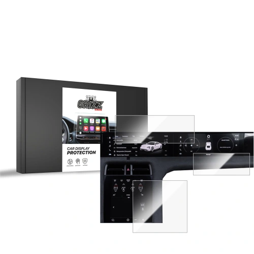Buy Ceramic GrizzGlass CarDisplay Protection Porsche Taycan 2024 [3in1] - GRZ9782 - {ean13} - Home Screen Store Europe