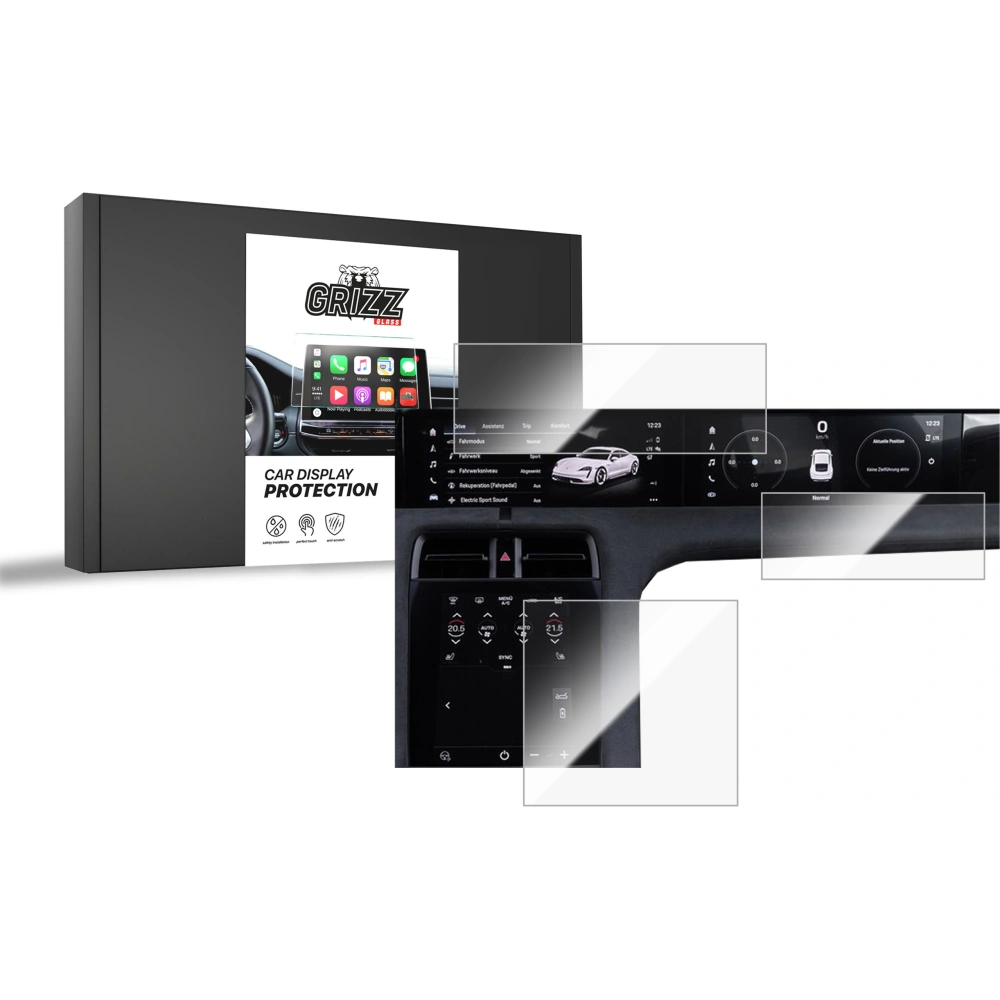 Folia ceramiczna GrizzGlass CarDisplay Protection do Porsche Taycan 2019-2025 [3w1]