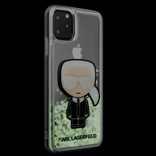 Kup Karl Lagerfeld KLHCN65GLGIRKL iPhone 11 Pro Max Hartschalenetui Iconik Glitter Glow in the dark - KLD171 - {ean13} - Sklep Home Screen