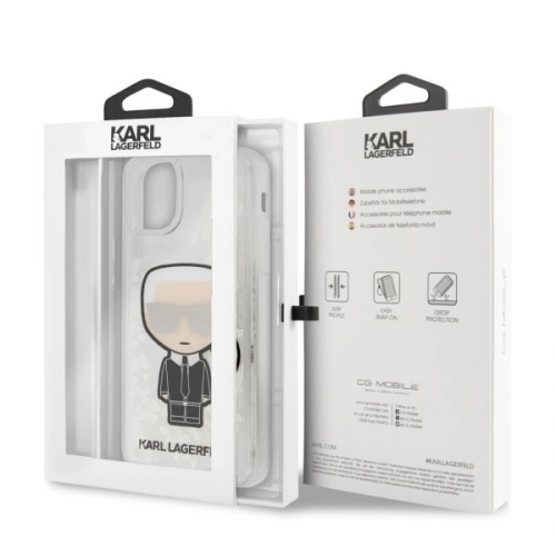 Buy Karl Lagerfeld KLHCN65GLGIRKL iPhone 11 Pro Max hardcase Ikonik Glitter Glow in the dark - KLD171 - {ean13} - Home Screen Store Europe