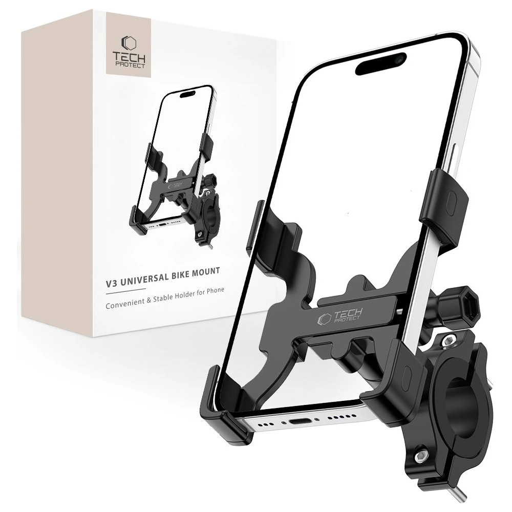 Uchwyt rowerowy Tech-Protect V3 Universal Bike Mount black