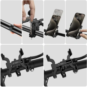 Kup Uchwyt rowerowy Tech-Protect V3 Universal Bike Mount black - THP2803 - {ean13} - Sklep Home Screen