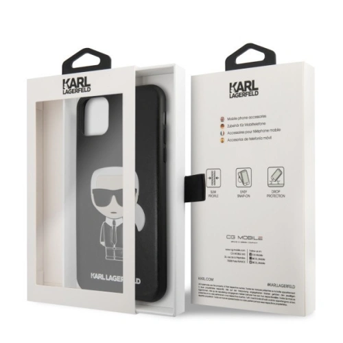 Kup Karl Lagerfeld KLHCN65IKPUBK iPhone 11 Pro Max hardcase černý/black Iconic Karl Embossed - KLD174BLK - {ean13} - Sklep Home Screen