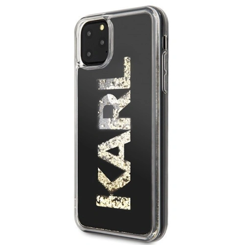 Kup Karl Lagerfeld KLHCN65KAGBK iPhone 11 Pro Max schwarz/schwarz Karl logo Glitter - KLD175BLK - {ean13} - Sklep Home Screen