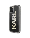 Kup Karl Lagerfeld KLHCN65KAGBK iPhone 11 Pro Max schwarz/schwarz Karl logo Glitter - KLD175BLK - {ean13} - Sklep Home Screen