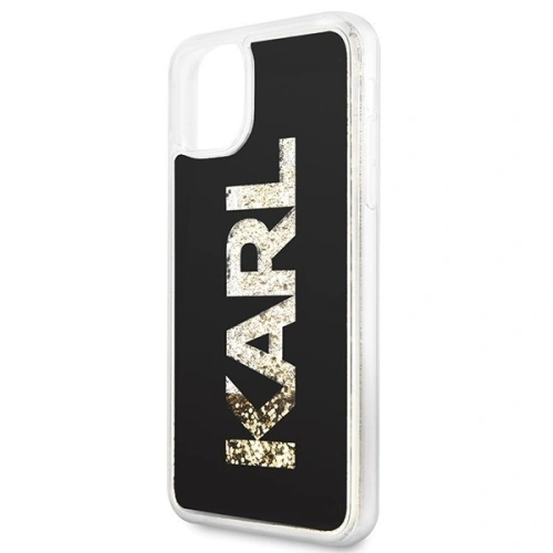 Kup Karl Lagerfeld KLHCN65KAGBK iPhone 11 Pro Max schwarz/schwarz Karl logo Glitter - KLD175BLK - {ean13} - Sklep Home Screen