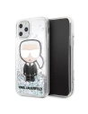 Karl Lagerfeld KLHCN65LGIRKL iPhone 11 Pro Max hardcase Liquid Glitter Iridescent Ikonik