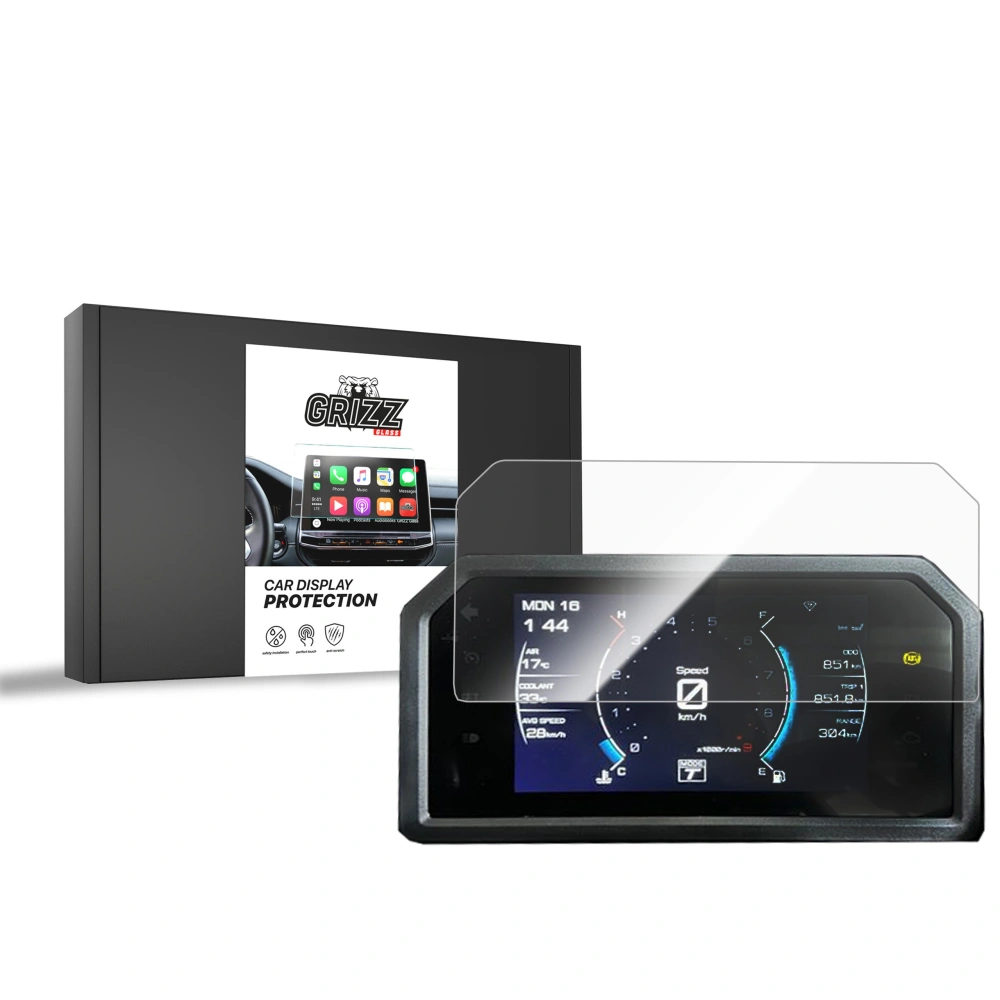 Folia ceramiczna GrizzGlass CarDisplay Protection do Yamaha TMAX TECH MAX 7" 2024-2025