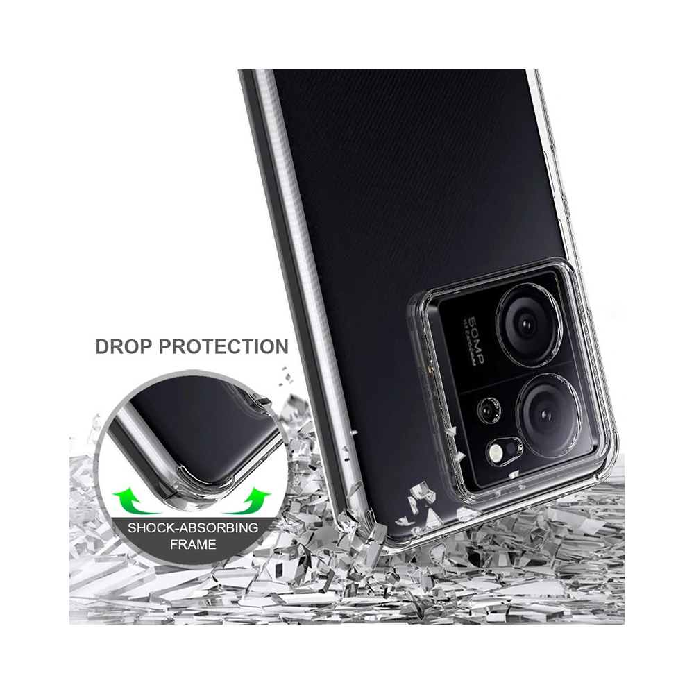 Etui Crong Crystal Shield Cover Xiaomi 13T / 13T Pro przezroczysty
