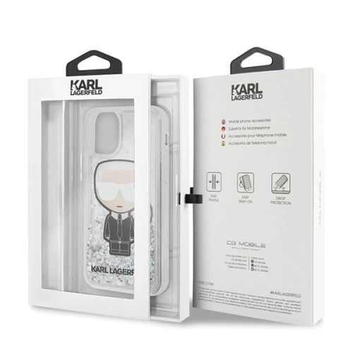 Kup Karl Lagerfeld KLHCN65LGIRKL iPhone 11 Pro Max hardcase Liquid Glitter Iridescent Ikonik - KLD177 - {ean13} - Sklep Home Screen