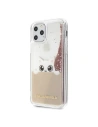 Kup Karl Lagerfeld KLHCN65PABGNU iPhone 11 Pro Max rózsaszín-arany/hard case PEEK A BOO Liquid Glitter - KLD178RS - {ean13} - Sklep Home Screen