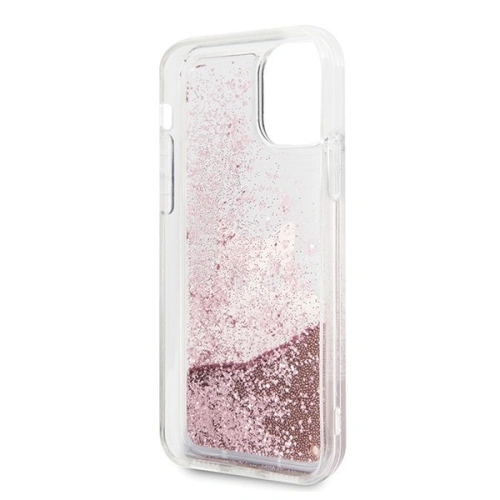 Kup Karl Lagerfeld KLHCN65PABGNU iPhone 11 Pro Max rózsaszín-arany/hard case PEEK A BOO Liquid Glitter - KLD178RS - {ean13} - Sklep Home Screen