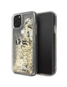 Karl Lagerfeld KLHCN65ROGO iPhone 11 Pro Max czarno-złoty/black & gold hard case Glitter