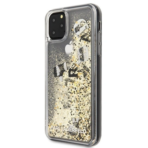 Kup Karl Lagerfeld KLHCN65ROGO iPhone 11 Pro Max negru-auriu/black & gold hard case Glitter - KLD179BLKGLD - {ean13} - Sklep Home Screen