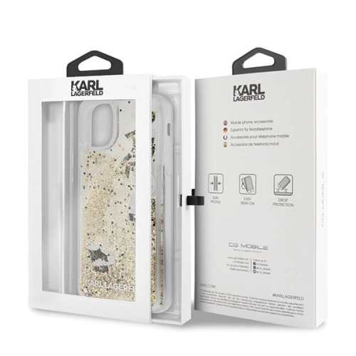 Kup Karl Lagerfeld KLHCN65ROGO iPhone 11 Pro Max negru-auriu/black & gold hard case Glitter - KLD179BLKGLD - {ean13} - Sklep Home Screen