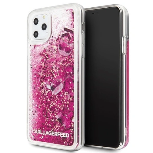 Kup Karl Lagerfeld KLHCN65ROPI iPhone 11 Pro Max rosegold/rosegold Hartschalenetui Glitter - KLD180RS - {ean13} - Sklep Home Screen