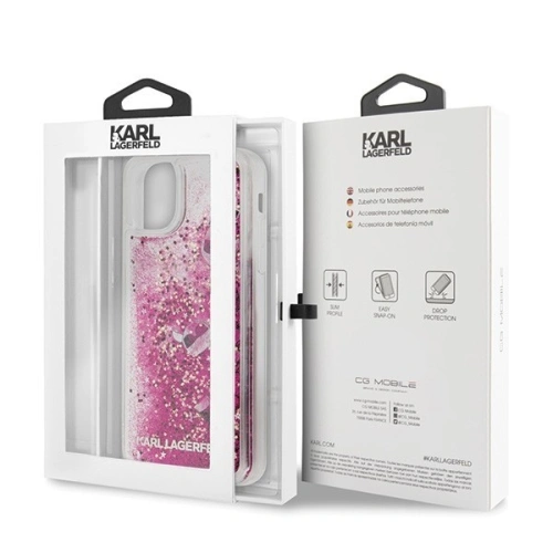 Kup Karl Lagerfeld KLHCN65ROPI iPhone 11 Pro Max roz-aurie/rosegold hard case Glitter - KLD180RS - {ean13} - Sklep Home Screen