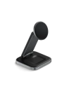 Ładowarka bezprzewodowa Satechi 3-in-1 Foldable Charging Stand Qi2 do trzech urządzeń (US,CAN,EU,UK) space gray