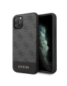 Etui Guess GUHCN65G4GLGR Apple iPhone 11 Pro Max szürke/grey kemény tok 4G Stripe Collection