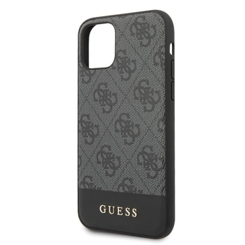 Kup Guess Apple Tasche GUHCN65G4GLGR iPhone 11 Pro Max grau/grau Hartschale 4G Stripe Collection - GUE257GRY - {ean13} - Sklep Home Screen