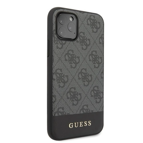 Kup Guess Apple Tasche GUHCN65G4GLGR iPhone 11 Pro Max grau/grau Hartschale 4G Stripe Collection - GUE257GRY - {ean13} - Sklep Home Screen