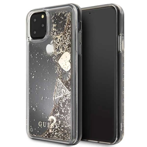 Kup Etui Guess GUHCN65GLHFLGO Apple iPhone 11 Pro Max aur/aurie hard case Glitter Hearts - GUE258GLD - {ean13} - Sklep Home Screen