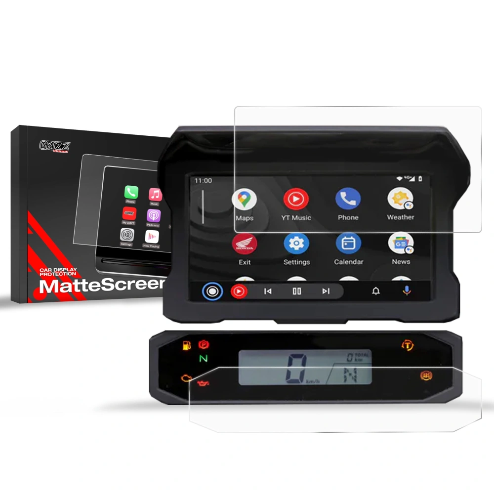 Folia matowa GrizzGlass CarDisplay Protection do Honda CRF1100L Africa Twin Adventure Sports ES 5" (2024-2025) [2w1]