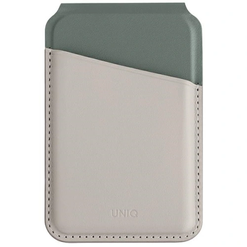 Kup RFID magnetická peněženka s funkcí stojánku UNIQ Lyden DS béžovo-zelená/ivory-lichen green - UNIQ1153 - {ean13} - Sklep Home Screen