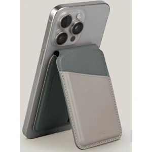 Buy UNIQ Lyden DS RFID magnetic wallet with stand function ivory-lichen green - UNIQ1153 - {ean13} - Home Screen Store Europe