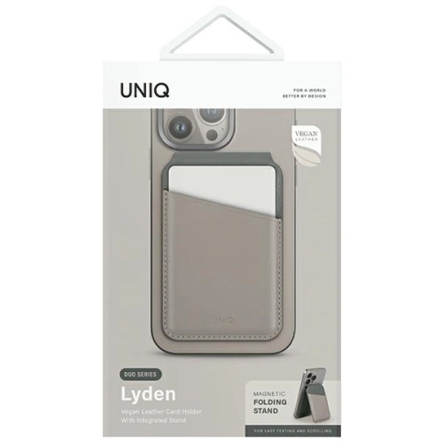 Kup Portfel magnetyczny RFID z funkcją podstawki UNIQ Lyden DS beżowo-zielony/ivory-lichen green - UNIQ1153 - {ean13} - Sklep Home Screen