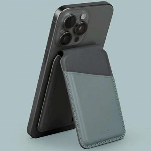 Buy UNIQ Lyden DS RFID magnetic wallet with stand function washed blue-black - UNIQ1154 - {ean13} - Home Screen Store Europe