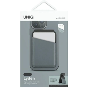 Kup Magnetická RFID peněženka s funkcí stojánku UNIQ Lyden DS modro-černá/washed blue-black - UNIQ1154 - {ean13} - Sklep Home Screen