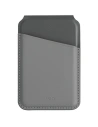 Magnetická RFID peněženka s funkcí stojánku UNIQ Lyden DS šedo-černá/charcoal grey-black