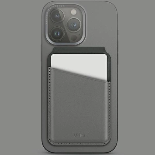 Kup Portfel magnetyczny RFID z funkcją podstawki UNIQ Lyden DS szaro-czarny/charcoal grey-black - UNIQ1155 - {ean13} - Sklep Home Screen