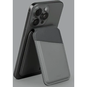 Kup Magnetická RFID peněženka s funkcí stojánku UNIQ Lyden DS šedo-černá/charcoal grey-black - UNIQ1155 - {ean13} - Sklep Home Screen