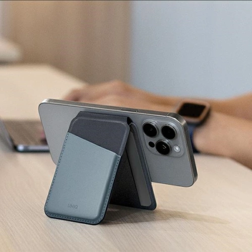 Buy UNIQ Lyden DS RFID magnetic wallet with stand function canary yellow-flint grey - UNIQ1156 - {ean13} - Home Screen Store Europe