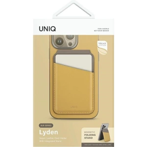 Kup Magnetická RFID peněženka s funkcí stojánku UNIQ Lyden DS žluto-šedá/canary yellow-flint grey - UNIQ1156 - {ean13} - Sklep Home Screen