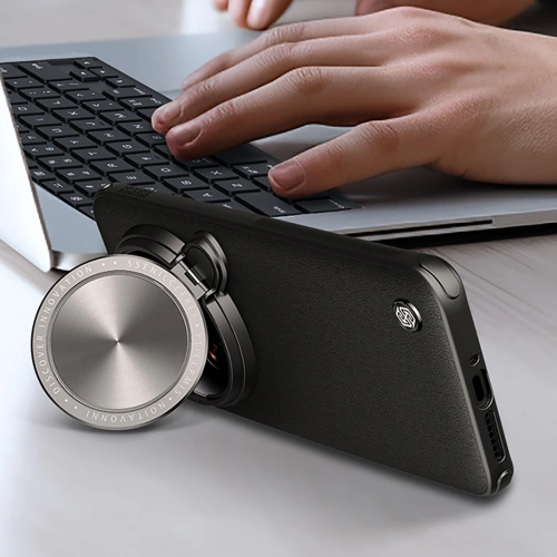 Kup Etui Nillkin CamShield Prop Leather Magnetic Case Xiaomi 14 Ultra czarne - NLK1563 - {ean13} - Sklep Home Screen