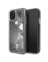 Etui Guess GUHCN65GLHFLSI Apple iPhone 11 Pro Max argintiu/silver hard case Glitter Hearts