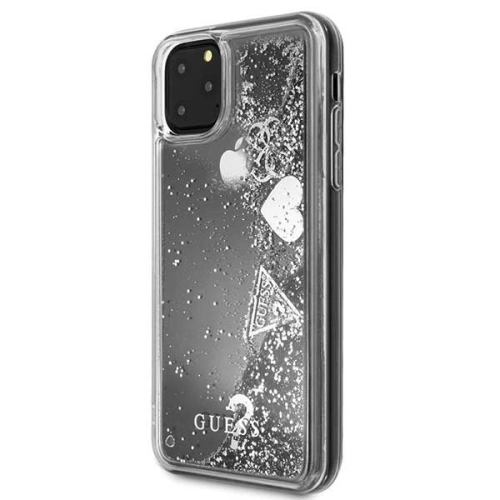 Kup Etui Guess GUHCN65GLHFLSI Apple iPhone 11 Pro Max ezüst/silver kemény hátlap Glitter Hearts - GUE260SLV - {ean13} - Sklep Home Screen