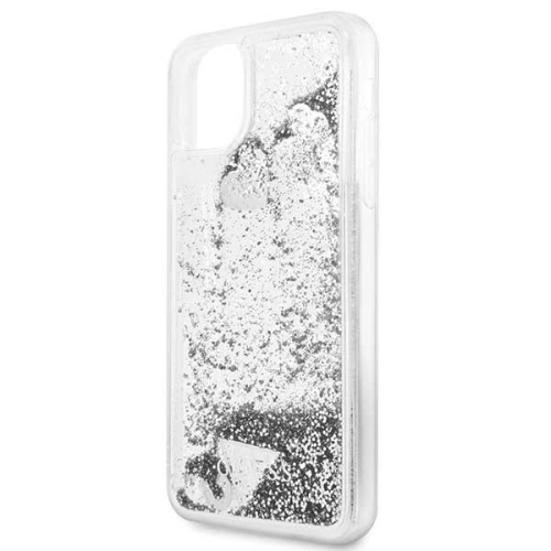 Kup Etui Guess GUHCN65GLHFLSI Apple iPhone 11 Pro Max srebrny/silver hard case Glitter Hearts - GUE260SLV - {ean13} - Sklep Home Screen