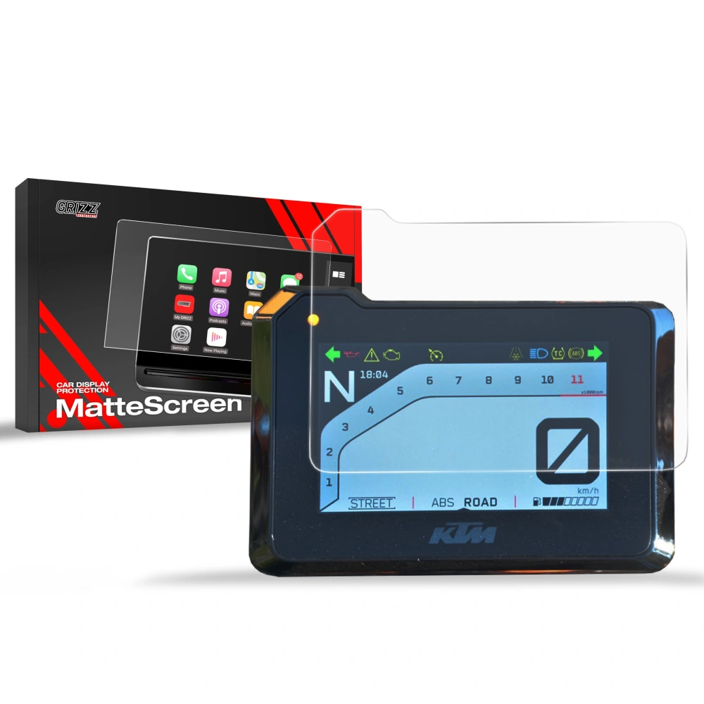 Folia matowa GrizzGlass CarDisplay Protection do KTM 125 Duke 5" 2024-2025