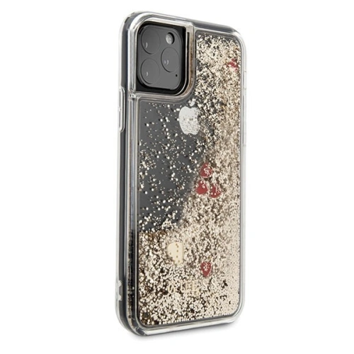 Kup Etui Guess GUHCN65GLHREGO Apple iPhone 11 Pro Max aurii/hard case Liquid Glitter Hearts - GUE261GLD - {ean13} - Sklep Home Screen