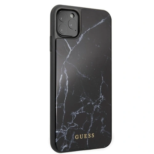 Kup Guess Apple Tasche GUHCN65HYMABK iPhone 11 Pro Max schwarz/schwarz Marmorglas - GUE263BLK - {ean13} - Sklep Home Screen